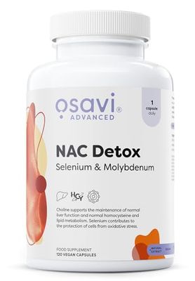 Osavi NAC Detox, Selenium & Molybdenum - 120 vegan caps