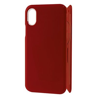 KSIX smart your tech iPhone X, iPhone XS Case, Semi-Rigid, Red