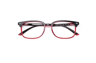 Gian Marco Venturi Varese läsglasögon, svart-röd, standard Unisex-Vuxen, Svart-röd, Taglia unica