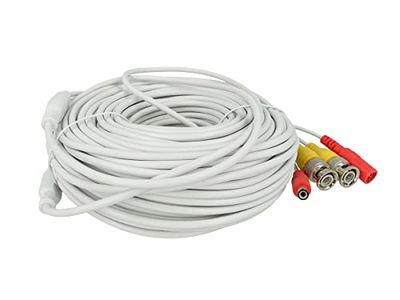 LEOFLA Cavo Da 30 Metri Per Telecamere Audio Video Ahd Di 1080P RCA BNC E Alimentazione