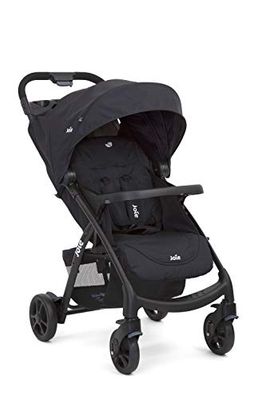 Joie Muze LX Volledig Uitgelichte Lig-Flat Wandelwagen met voetenzak (geboorte tot ca. 3 jaar, 0-15kg) - Coal