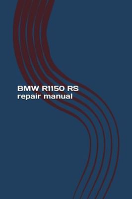 BMW R1150 RS repair manual: BMW Workshop service manual