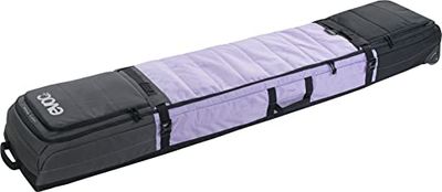EVOC SNOW GEAR ROLLER ski- en snowboardtas (gewatteerd, opvouwbaar, voor 3-4 paar ski's of 2 snowboards, verwisselbare skatewieltjes, met lawinecompartiment, maat: M), Veelkleurig