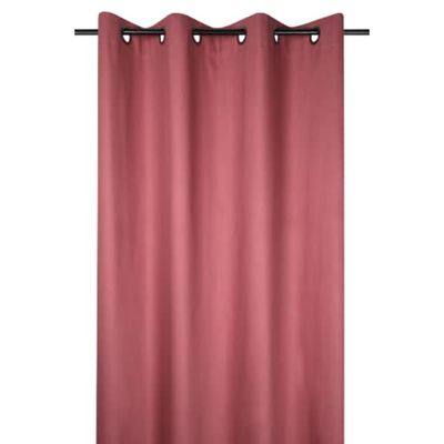 Lovely Casa - Tenda con occhielli - Dimensioni 140 x 260 cm - 100% cotone - Colore Grenache - Modello Oxford - Raso di cotone Molto elegante e morbido al tatto - 8 occhielli - Facile da fissare