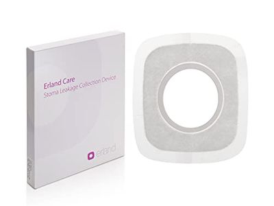 Erland Care Protective WaterProof Stoma Pad Multifunctional Silicone Pads For Stoma Care, Self Adhesive Comfortable Colostomy Pad That's Gentle On Skin. Stoma Care Accessories 16.2 x 18.4cm Pack of 10