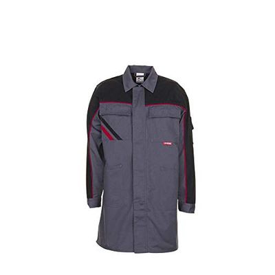 Planam 2352102 - Abrigo profesional "highline" tamaño 102, la pizarra/negro/rojo
