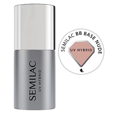 Semilac Vernis à ongles gels semi-permanents UV BB Nude Base 7ml
