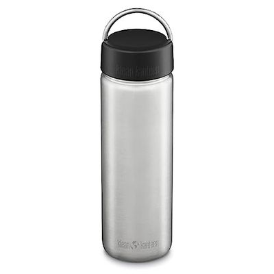 Klean Kanteen Uniseks - Volwassenen Tkwide luskap, geborsteld roestvrij staal, één maat