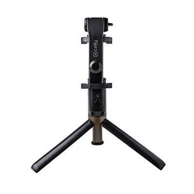 Celly Palo Selfie tripé com controlo remoto Bluetooth, Click propod extensível com rotação de 360 ° para smartphones universal, preto
