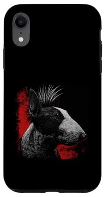 Punk Rock Bull Terrier Case for iPhone XR