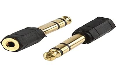 Neklan e70029 - Audio Adapter Jack 6.3, Stereo M Jack 3.5 Stereo naar H