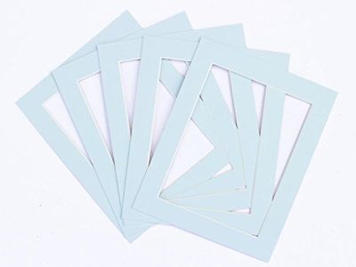 Frame Company Pack of 10 Light Blue Mounts 16x12 for 12x10 inch *Choice of Colours*