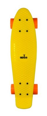 Ridge Retro 27 Skateboard complet Jaune/Orange 27'' x 7,5'' - 69 cm