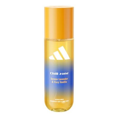 adidas Vibes Chill Zone Fragrance Hair & Body Mist, Aromatic Fragrance with Notes of Lavender & Vanilla, Mood-Boosting, For Any Occasion, 236ml