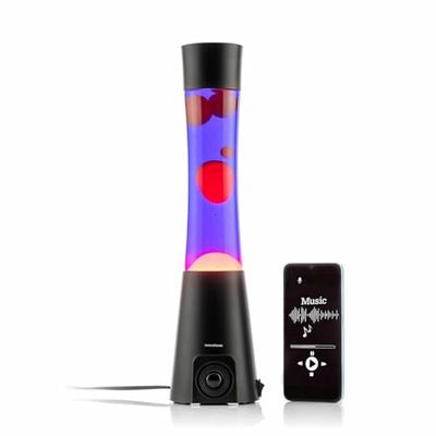 InnovaGoods Lampe à Lave avec Haut-parleur Maglamp, Violet