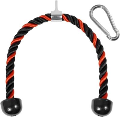 Yes4All BXGM Corda per tricipiti, 91,4 cm, rosso nero