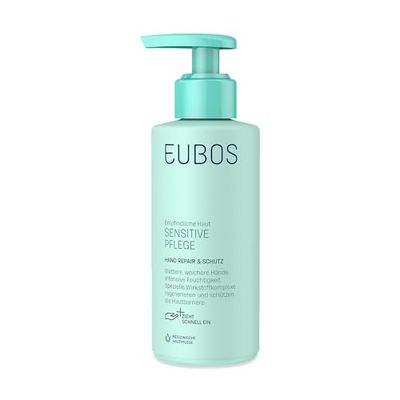Eubos Sensitive care, hand repair and protection, 150 ml pump dispenser, for sensitive hands, skin compatibility dermatologically tested