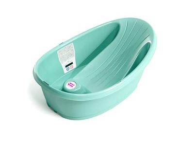 OKBABY Onda Baby - Baignoire Légere et Compacte pour le Bain du Nouveau-né 0-12 Mois - Turquoise