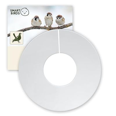 Anillo Bloqueador de pájaros Grandes, Transparente, Evita Que Las Palomas, Cuervos y Otros pájaros Grandes no deseados asusten a los pájaros más pequeños, para Smart Birds Bird Feeder Davos