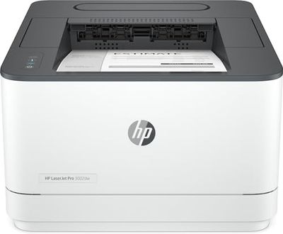 HP LaserJet Pro MFP 3002dw 3G652F, Stampante a Singola Funzione A4, Stampa Fronte/Retro Automatico in b/n, 33 ppm, USB, USB Host, WiFi, Ethernet, HP Smart, Bianca