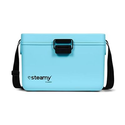 Steamy Classy 12, Frigoriferi portatile passivo, 12 Litri, Cielo blu
