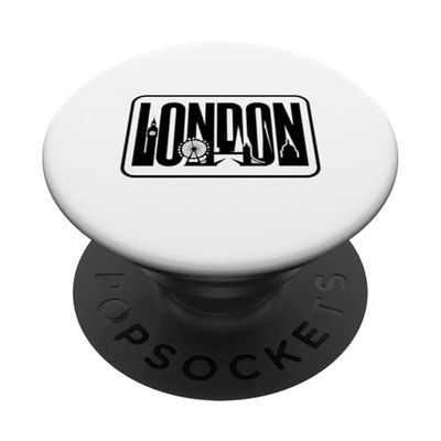 Horizonte de Londres - Tipografía PopSockets PopGrip Adhesivo