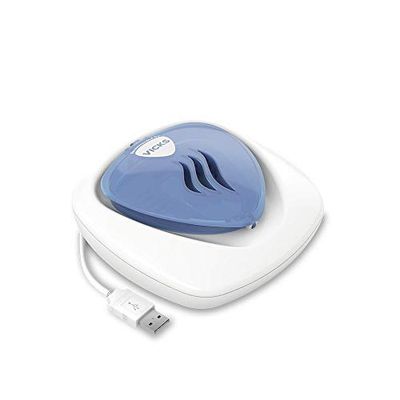 Vicks Portable Waterless Diffuser - Waterless device - USB plug-in - Easy breathing - Nightlight feature - Essential oil pads included - Travel friendly - VH1800EU