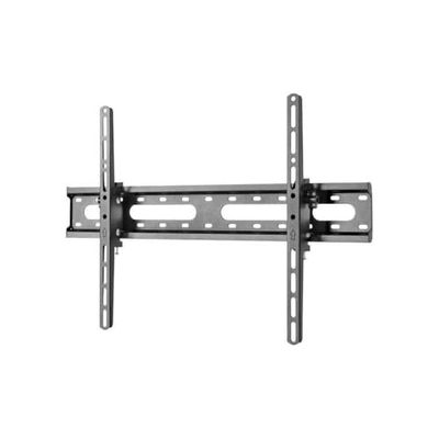 Slanke tv-standaard, verstelbaar van 37 tot 70 inch, wandafstand van 5,3 cm, zwart