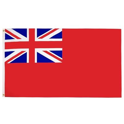 AZ FLAG - Bandeira do Reino Unido Red Ensign - 90 x 60 cm, bandeira do pavilhão civil britânico 100 % poliéster com ilhoses de metal integrados - 50 g, cores vivas e resistentes à descoloração