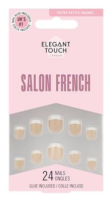Elegant Touch Natural French Ongles 144 Petite Chaire Taille XS