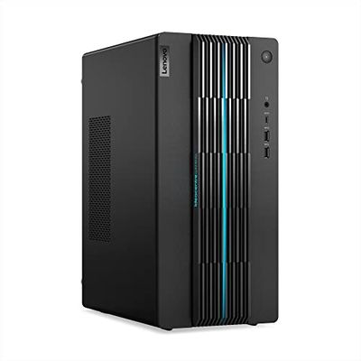 Lenovo IdeaCentre Gaming 5 Gen 7 spelstationär dator (Intel Core i5-12400F, 512 GB SSD, 16 GB RAM, NVIDIA GeForce RTX 3060-12 GB, utan operativsystem) - Svart