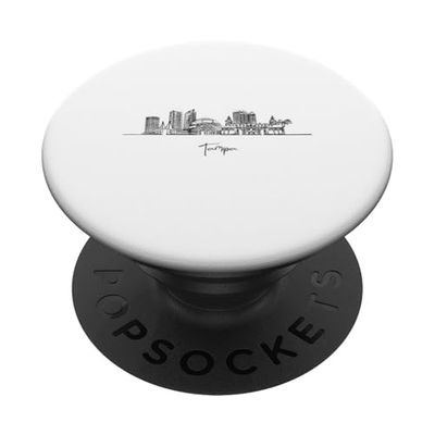Horizonte de Estados Unidos de Tampa Florida PopSockets PopGrip Adhesivo