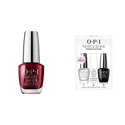 OPI Infinite Shine Smalto per Unghie, Raisin The Bar - 15 ml + Opi Set Manicure - 30 Ml