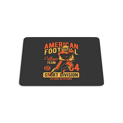 Bonamaison, Tapis de Souris Rectangle Imprimé Numériquement, Fond Antidérapant, pour Bureau et Maison, Taille: 22x18cm