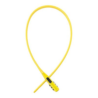 Oxford Produkty, żółty, jeden rozmiar LK151 Combo wielofunkcyjny krawat bezpieczeństwa i rower kombinacja roweru/kawiarni/buggy/narty/kask blokada