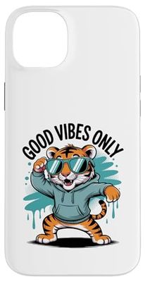 Tigre Dabbing Con Occhiali Da Sole Custodia per iPhone 14 Plus