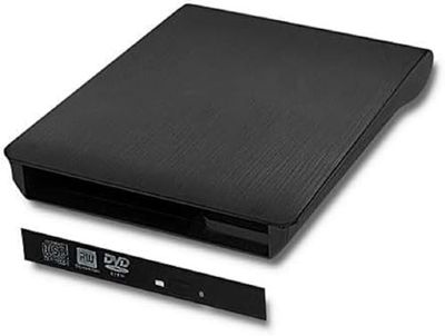 Qoltec CD/DVD SATA USB 3.0 12,7 mm, Cable Incorporado, 51867