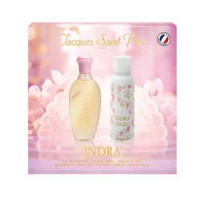 Urlic De Varens Indra Kit d'Eau de Parfum Vaporisateur 100 ml + Désodorisant Vaporisateur 125 ml 2 Pièces