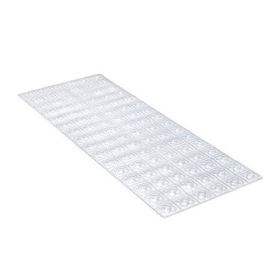 TATAY Tappetino Bagno Antiscivolo di PVC con Ventose, Resistente a muffe e microbi, antibatterico, Design Barcelona, Traslucido, Dimensione 96 x 36 cm