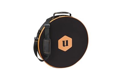 Unicorn Draagbare dartpijlen op tour, darttas met verstelbare riem, deurmontageset, ronde mat en ochimatmaat, waterafstotend polyester, zwart, tabel nr, Zwart, Eén maat