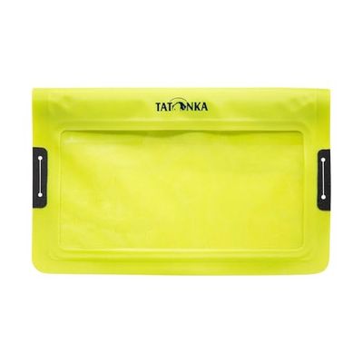 Tatonka WP Dry Bag Wide – vattentät platt påse i liggande format – med visningsfönster för användning av pekskärmar – vattentät enligt IPX7 standard – 14 x 22 cm