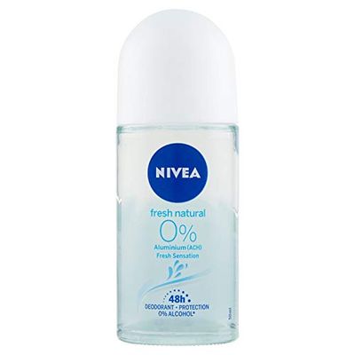 Nivea 0% aluminium. Deodorantrulle natur