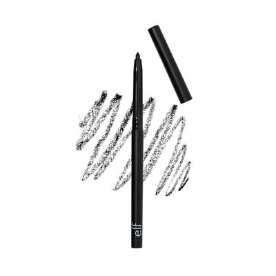 e.l.f. No Budge Retractable Eyeliner, Smudge-Proof Eye Makeup, Ultra Pigmented, Long Lasting Formula, Black