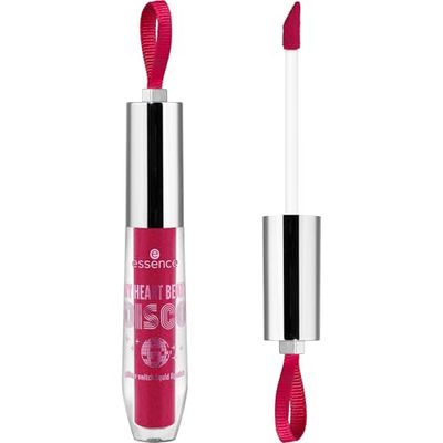 Essence Cosmetics MY HEART BEATS DISCO rossetto liquido glitter switch, Ultra pigmentato, brillantinata, 2.76 ml