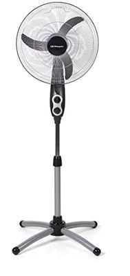 Orbegozo SF 0156 Ovale staande ventilator, oscillerend, vermogen 60 W, 3 snelheden, diameter van de luchtschroef 45 cm, timer