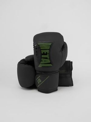 METAL BOXE Guanti da Boxe Allenamento Starter Nero/Cachi 14 oz