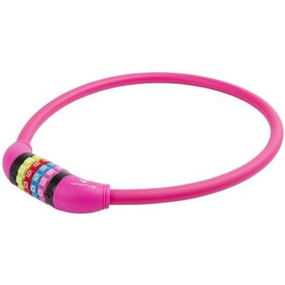 M-Wave DS 12.6, 5 S Câble antivol Mixte, Rose