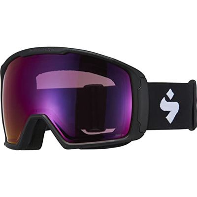 Sweet Protection Volwassen Klok MAX Reflect Goggles, Rig Bixbite/Mat Zwart/Zwart, One Size