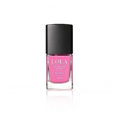 Lola Make Up by Perse Nail Polish Quick Dry Instant Gloss Ultra Long Lasting High Shine Finish Nail Paint for Women Vegan and Cruelty-Free Cosmetic, Bubblegum (037), 11ml