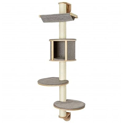 Kerbl Albero tiragraffi Dolomit Tofana da Montare a Parete, 168 x 75 cm, Grigio